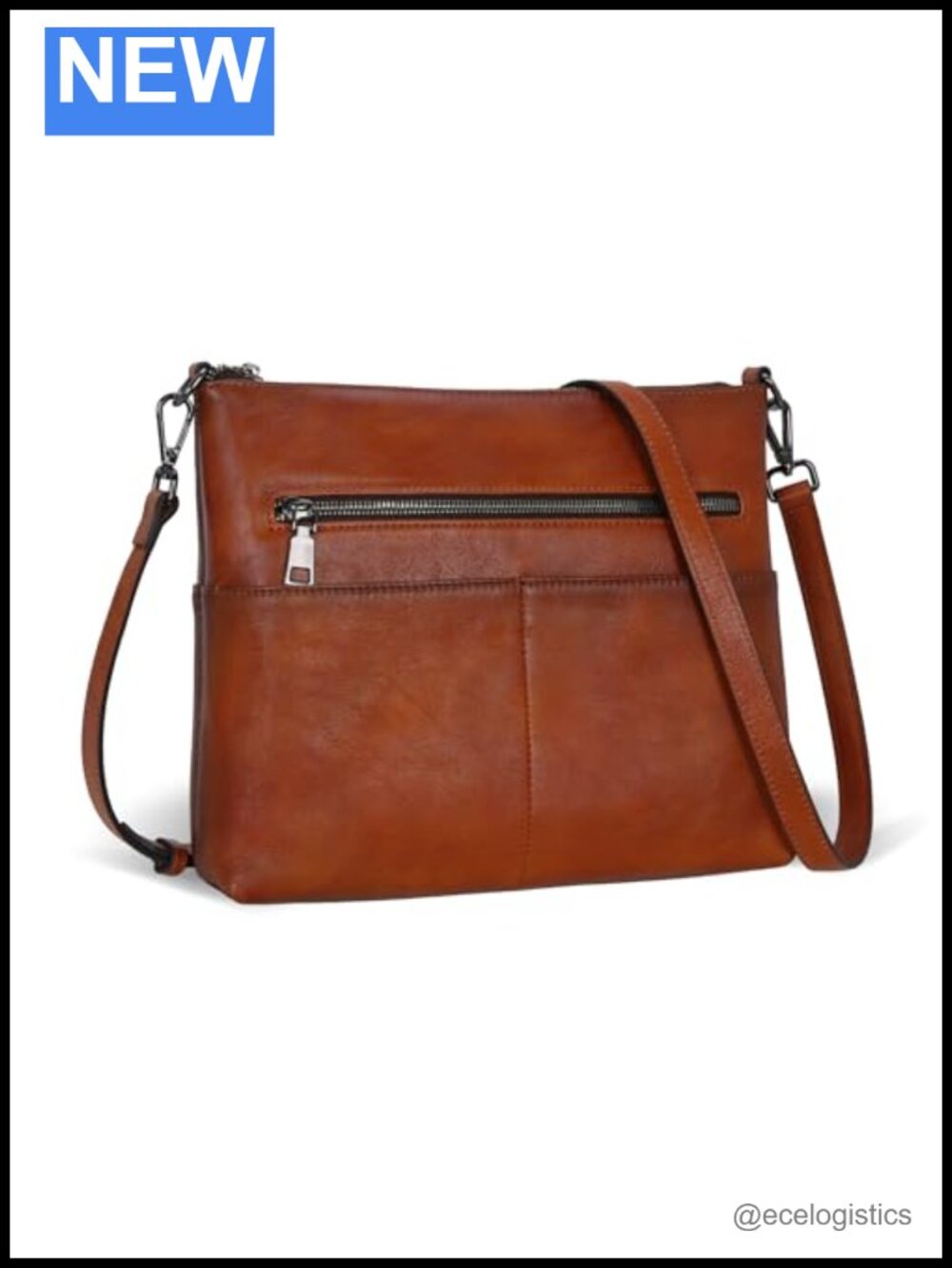Genuine Leather Crossbody Bag Shoulder Purse Medium Hobo Handbag Women's